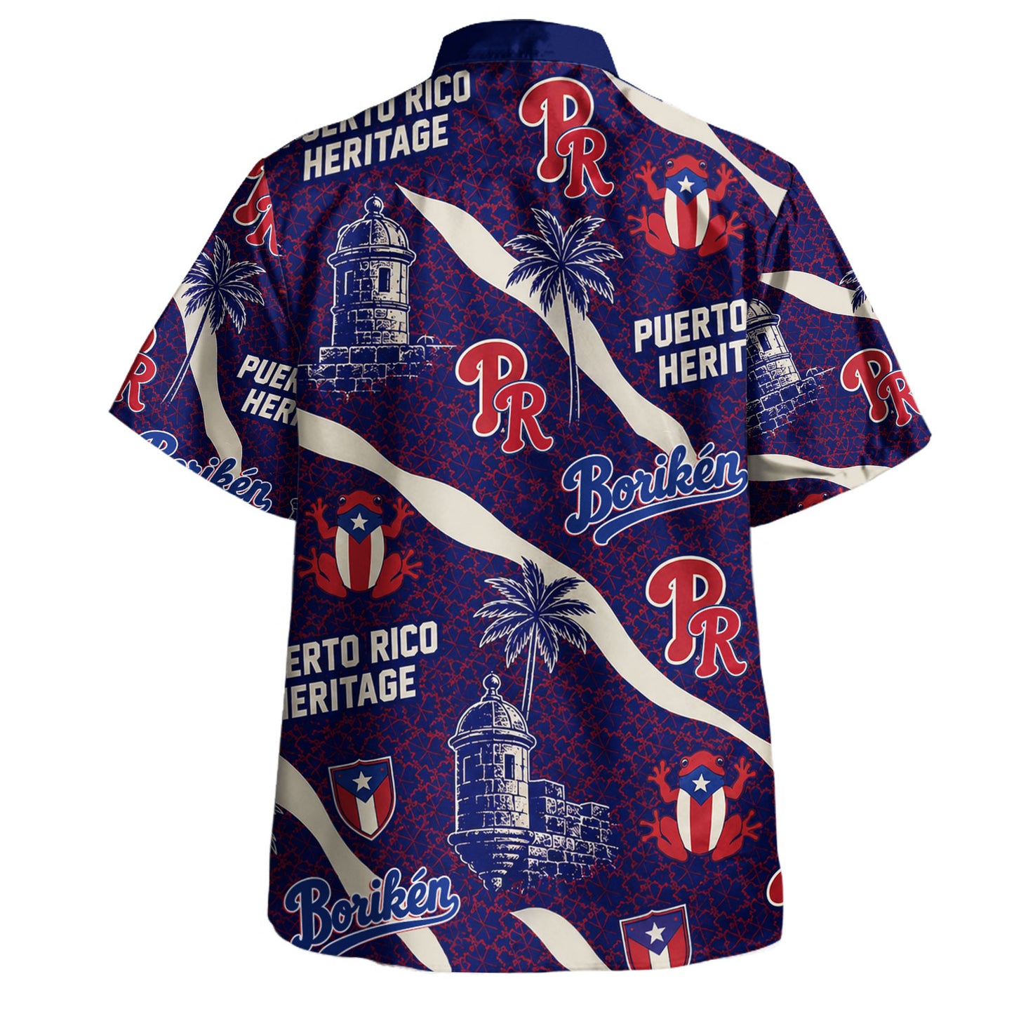 Puerto Rico Hawaiian Shirt Boricua Heritage El Morro Pride