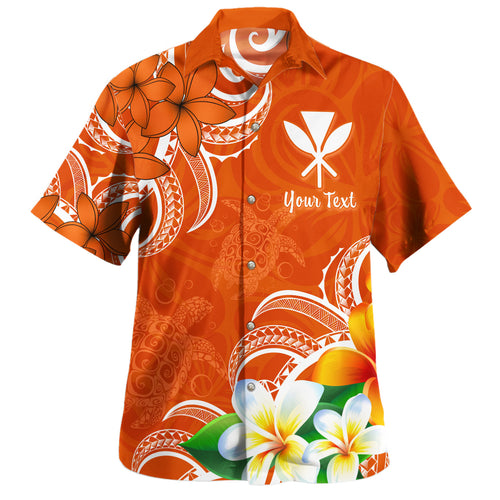 Hawaii Hawaiian Shirt Kanaka Maoli Turtle Plumeria Tribal Style