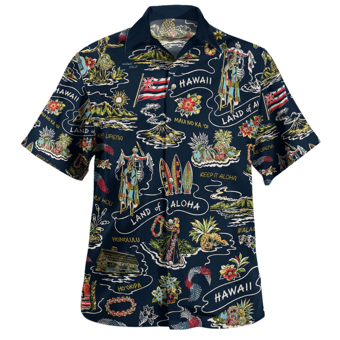 Hawaii Hawaiian Shirt Land of Aloha