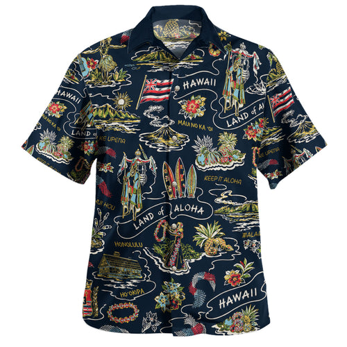 Hawaii Hawaiian Shirt Land of Aloha