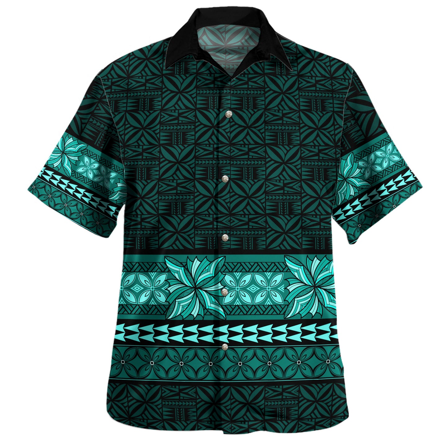 Samoa Hawaiian Shirt Tapa Island Elegance