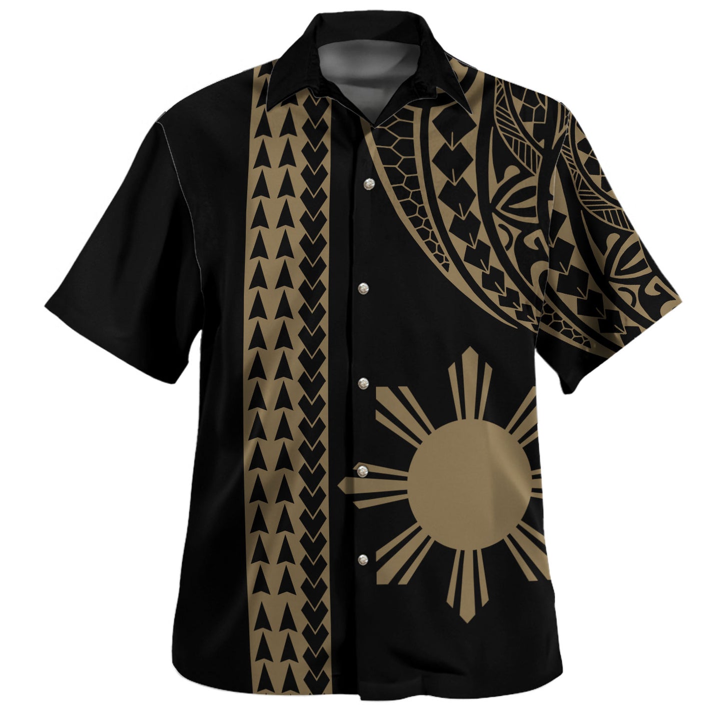 Philippines Filipinos Hawaiian Shirt Polynesian Tribal Simple Style