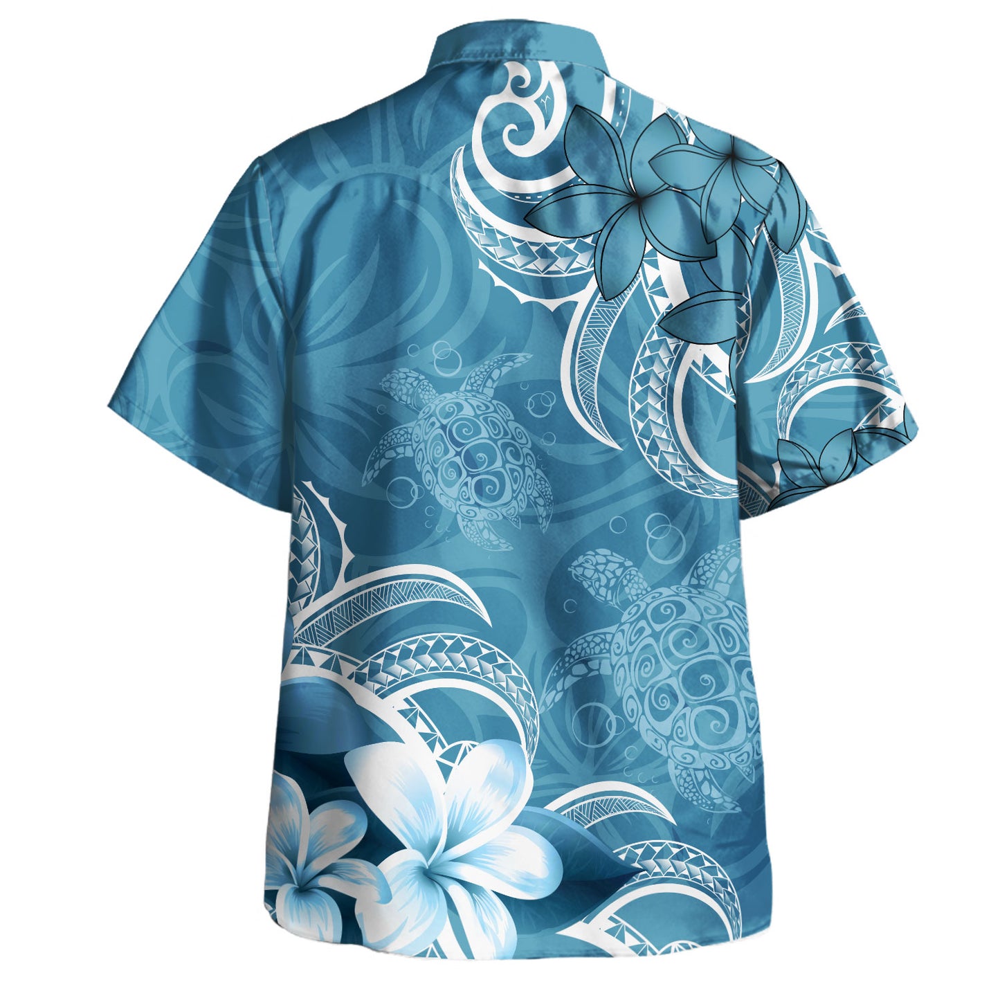 Hawaii Hawaiian Shirt Kanaka Maoli Turtle Plumeria Tribal Style