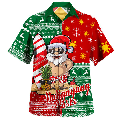 Philippines Filipinos Christmas Hawaiian Shirt Maligayang Pasko
