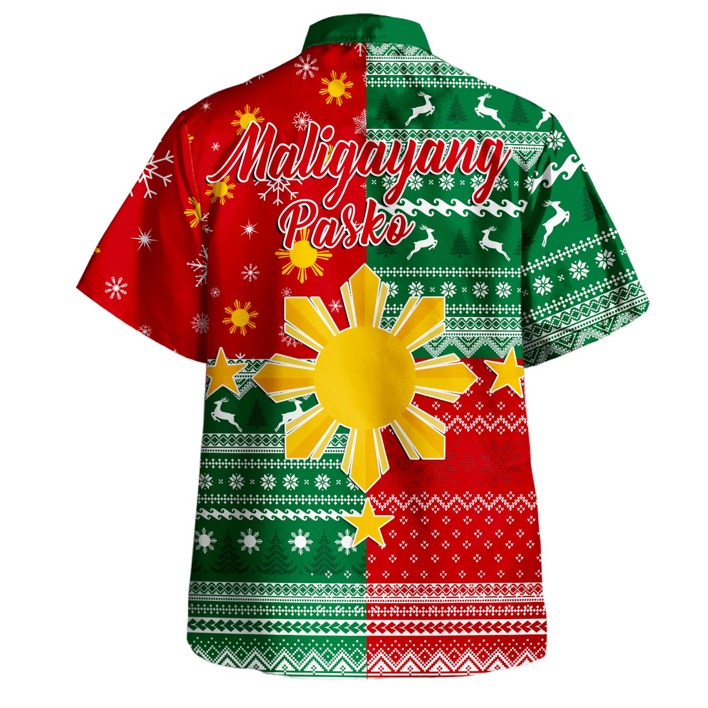Philippines Filipinos Christmas Hawaiian Shirt Maligayang Pasko