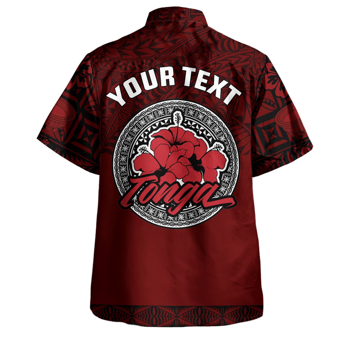 Tonga Hawaiian Shirt Tonga Pride Cross Hibiscus Tribal Style