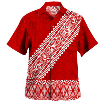 Tonga Combo Puletasi And Shirt Ngatu Half Concept Tribal