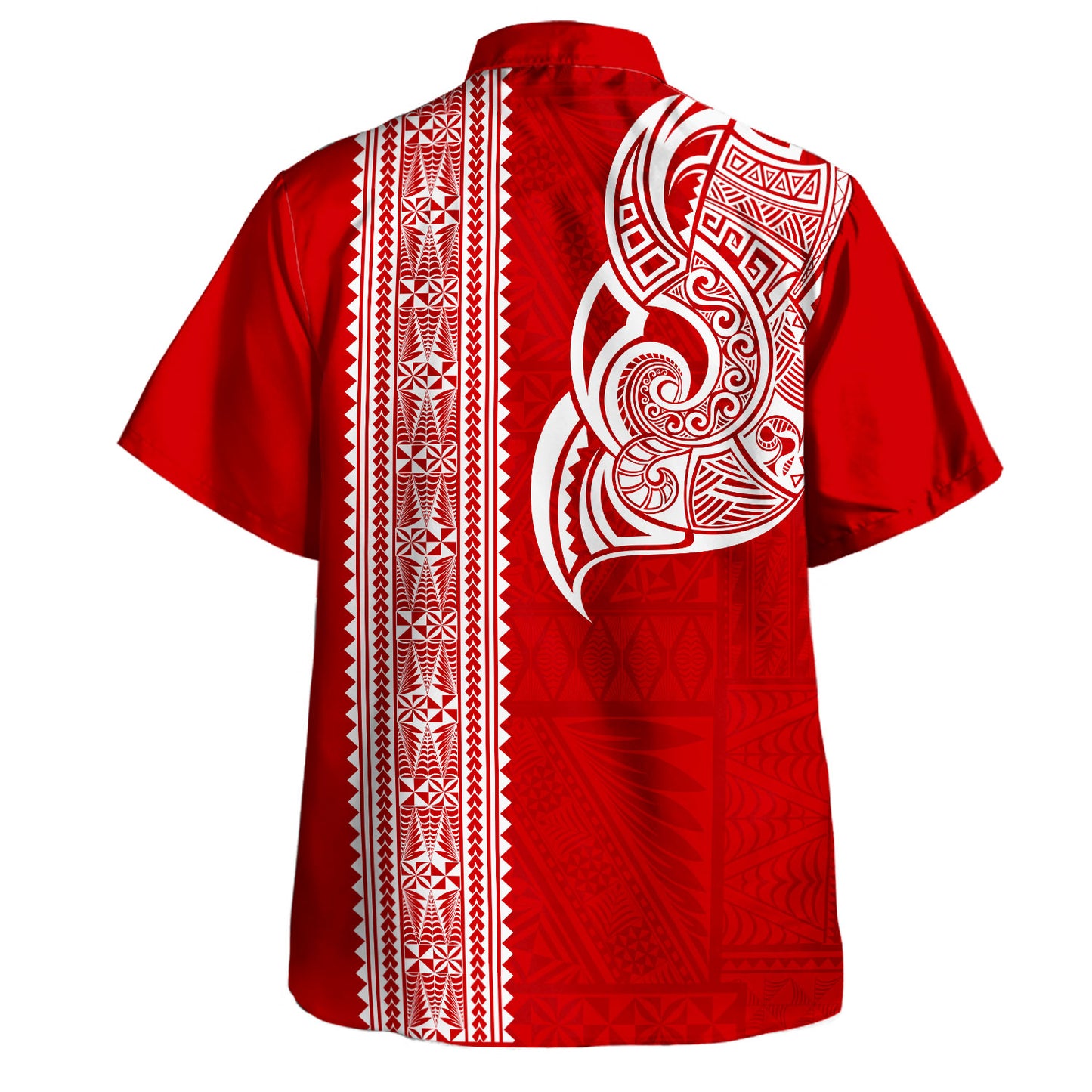 Tonga Hawaiian Shirt Polynesia Ngatu Tribal Tattoo