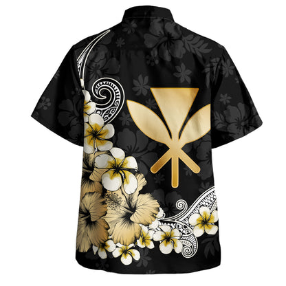 Hawaii Hawaiian Shirt Kanaka Turtle Gold Tropical