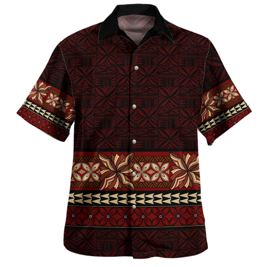 Samoa Hawaiian Shirt Tapa Island Elegance