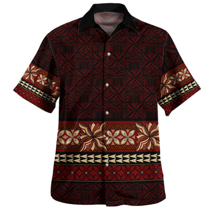 Samoa Combo Puletasi And Shirt Tapa Island Elegance