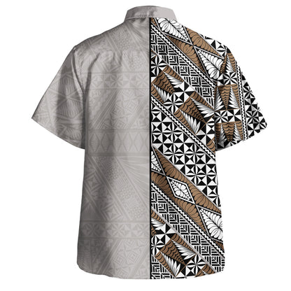 Tonga Hawaiian Shirt Ngatu Tapa Style
