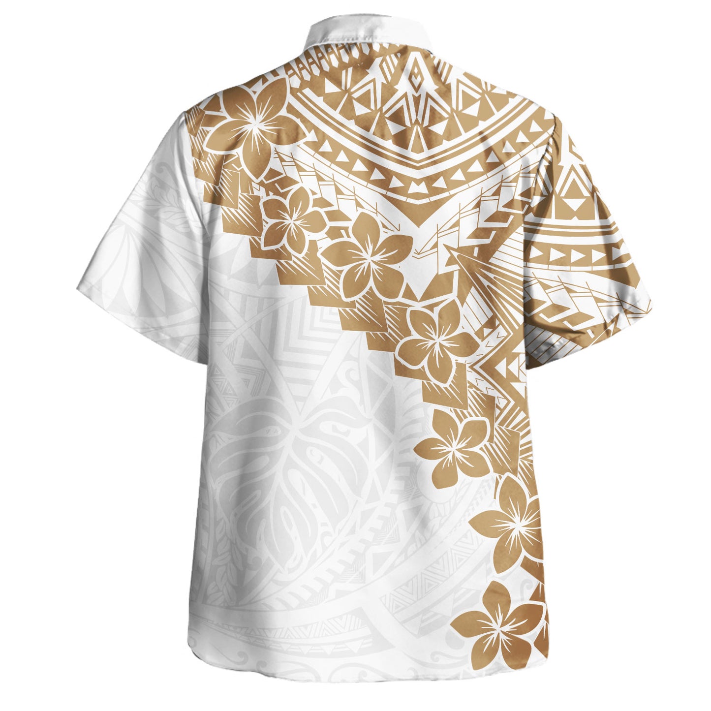 Hawaii Combo Dress And Shirt Monochrome Polynesian Tribal Bloom