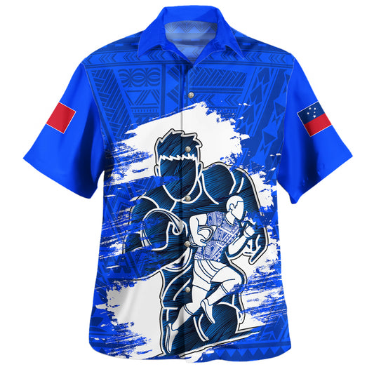 Samoa Hawaiian Shirt Toa Samoa Rugby League Sport