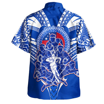 Toa Samoa Hawaiian Shirt Rugby Player Sport Style
