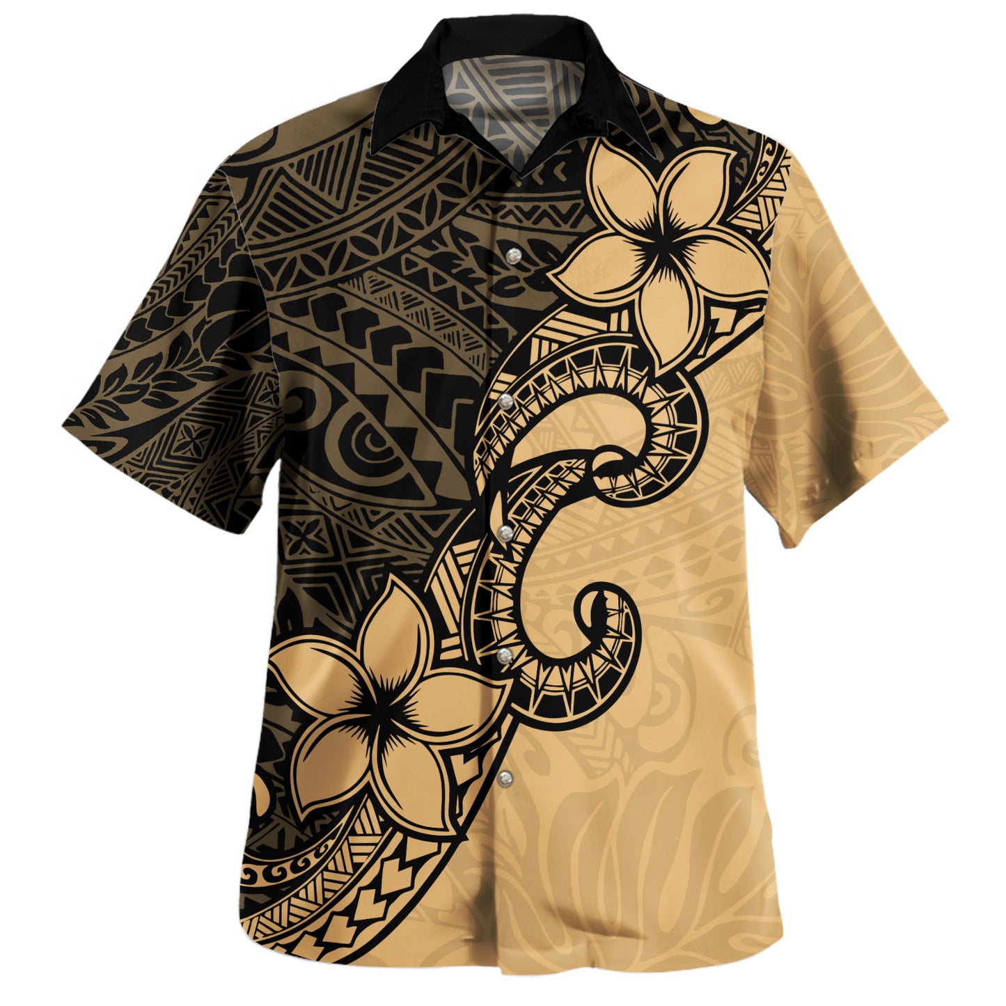 Hawaii Hawaiian Shirt Tribal Plumeria