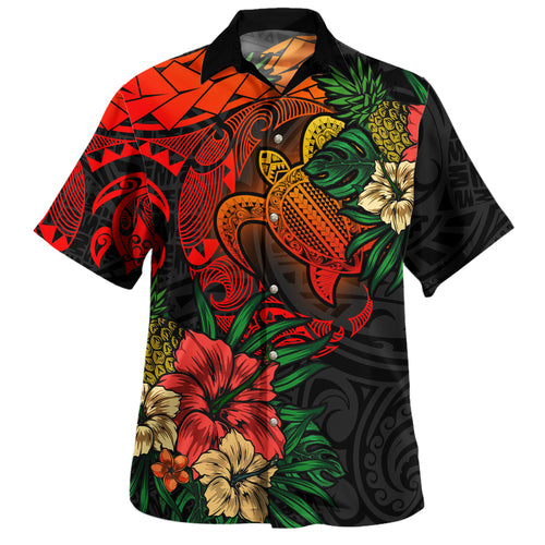 Hawaii Hawaiian Shirt Hawaii Polynesian Turtle Tropical