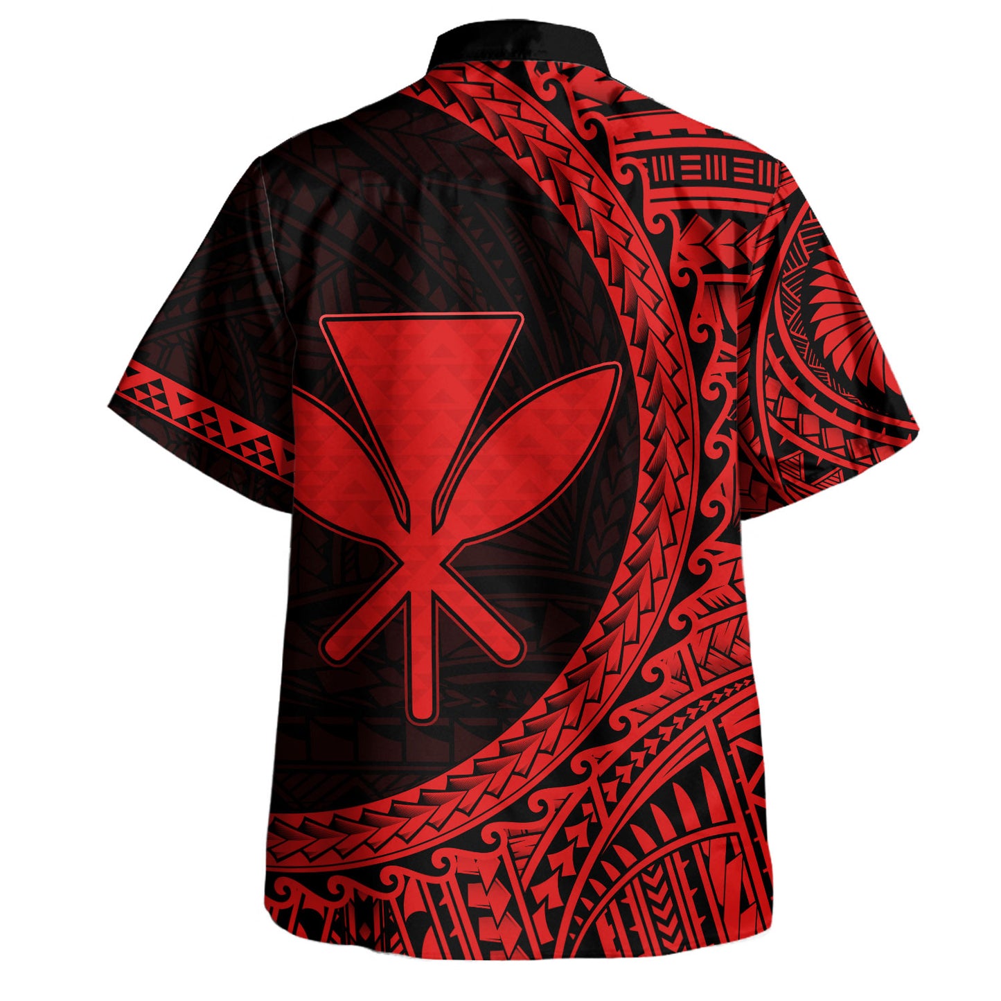 Hawaii Hawaiian Shirt Kanaka Pacific Tattoo Circle Style