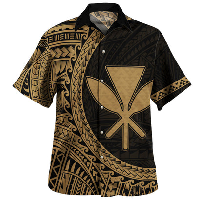 Hawaii Hawaiian Shirt Kanaka Pacific Tattoo Circle Style