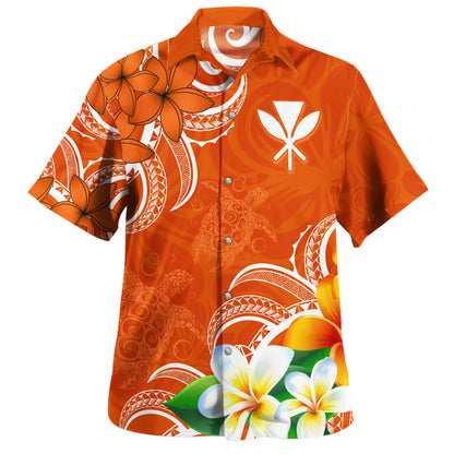 Hawaii Hawaiian Shirt Kanaka Maoli Turtle Plumeria Tribal Style