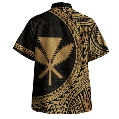 Hawaii Hawaiian Shirt Kanaka Pacific Tattoo Circle Style