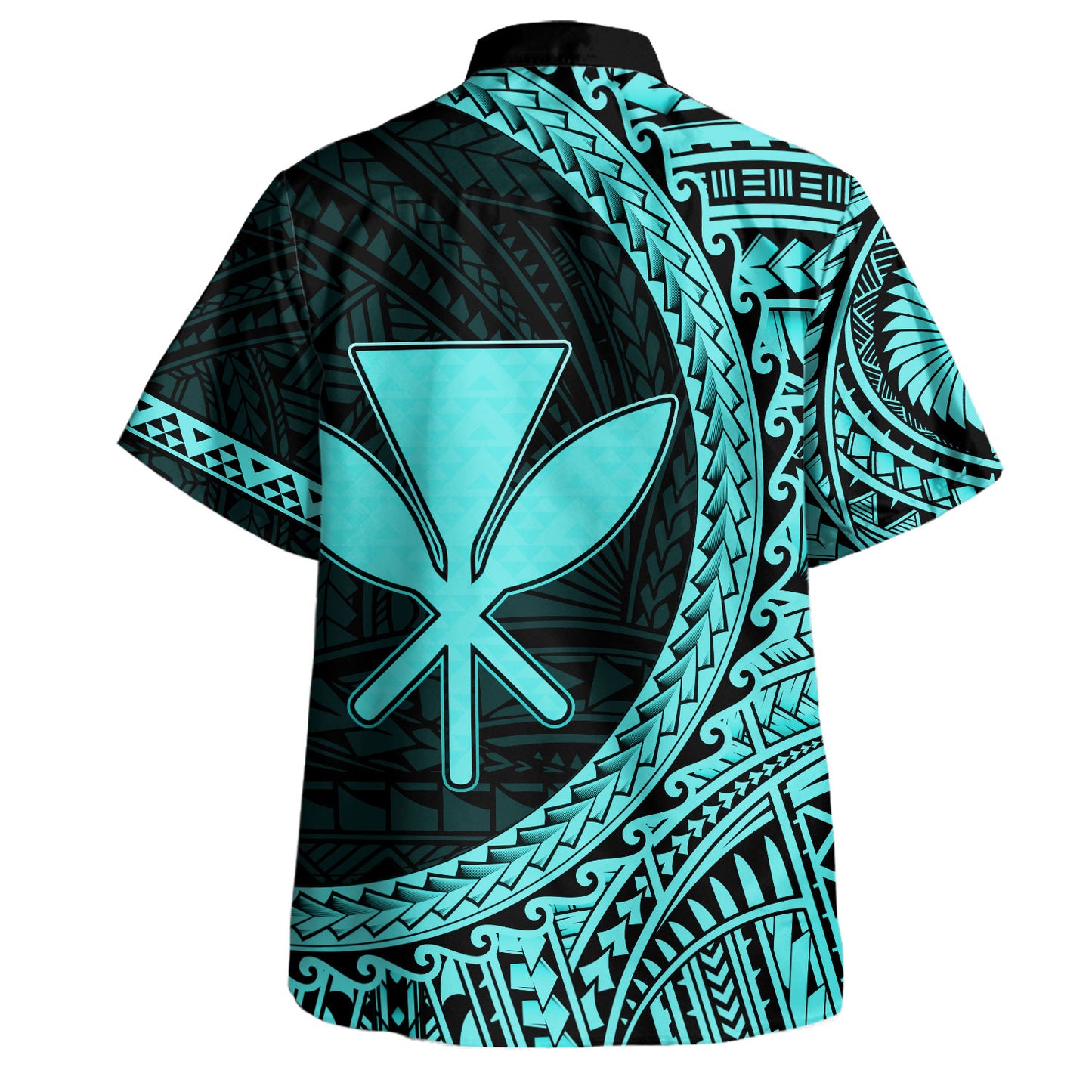 Hawaii Hawaiian Shirt Kanaka Pacific Tattoo Circle Style