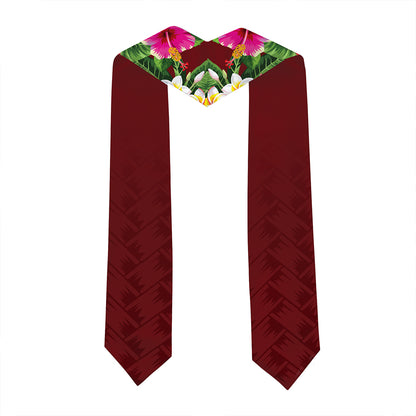 Hawaii Graduation Stole Custom Henry Perrine Baldwin High School Class 2026 Tropical Hibiscus Island Style