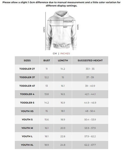 Guam Special Grunge Flag Kid Hoodie