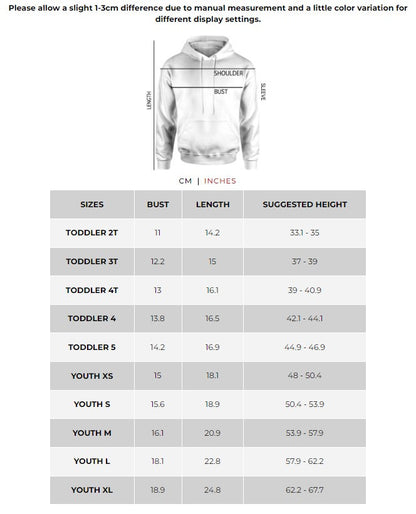 American Samoa Polynesian Kid Hoodie - Turtle Plumeria (Pink)