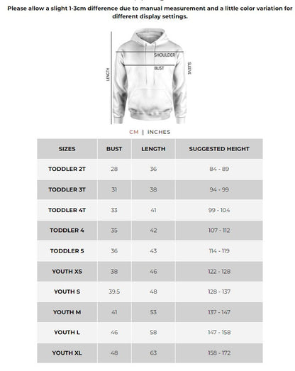 Guam Special Grunge Flag Kid Hoodie