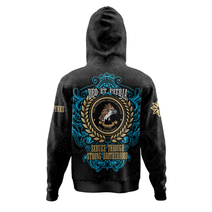 Philippines Hoodie - Philippine Eagles Ornament Vintage Style