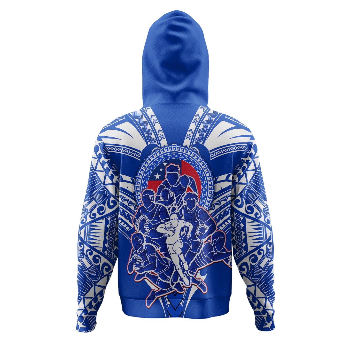 Toa Samoa Hoodie Map Rugby Player Sport Style