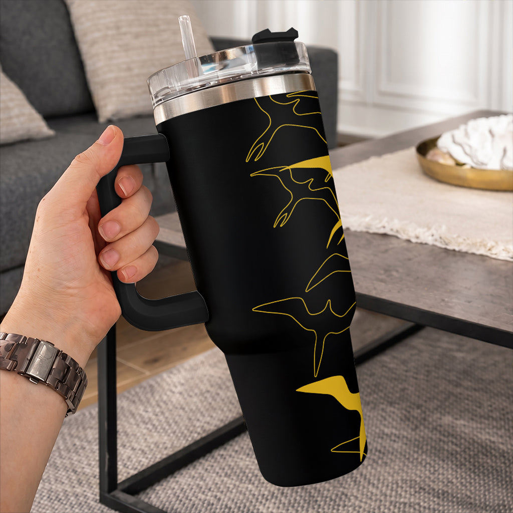Hawaii 40oz Tumbler Iwa Bird Flight Style