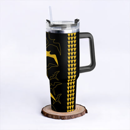 Hawaii 40oz Tumbler Iwa Bird Flight Style