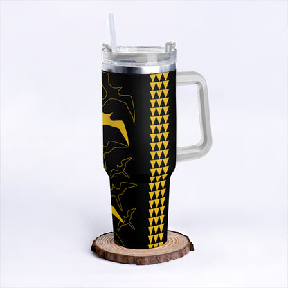 Hawaii 40oz Tumbler Iwa Bird Flight Style