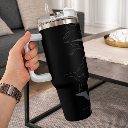 Hawaii 40oz Tumbler Iwa Bird Flight Style