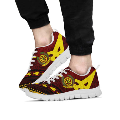 Tonga Sneakers - Vava'u High Shool Tonga with Polynesian Patterns