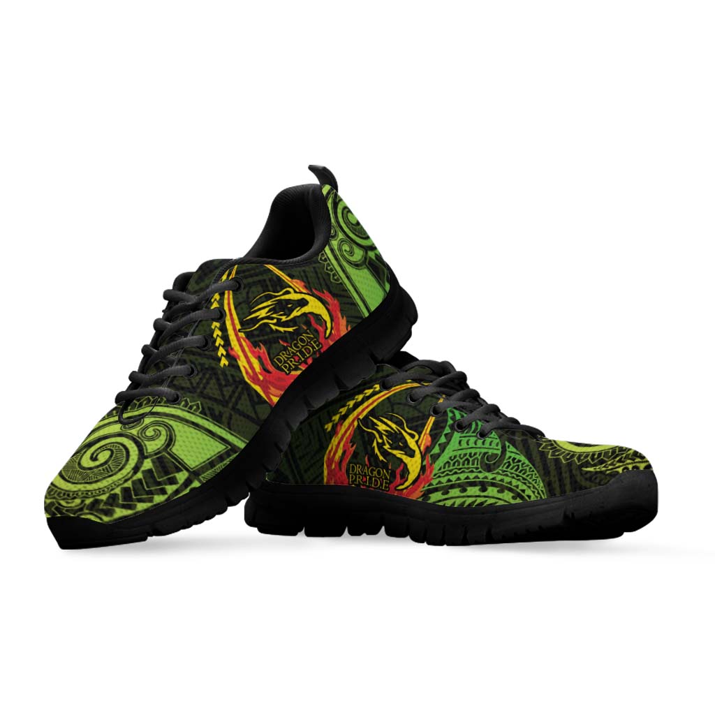 Hawaii Sneakers - HonokaÃ¯Â¿Â½Ã¯Â¿Â½a High & Intermediate School Polynesian Tribal Pattern