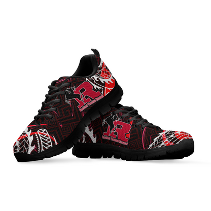 Hawaii Sneakers - President Theodore Roosevelt High School Polynesian Pattern