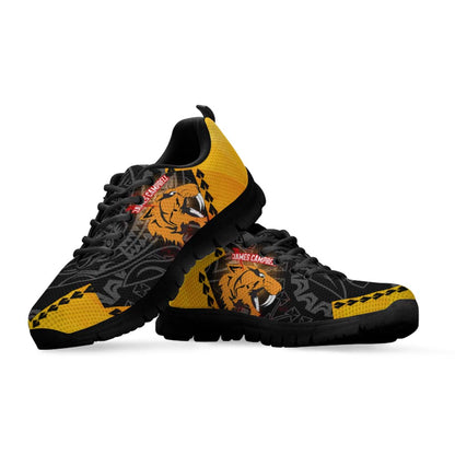 Hawaii Sneakers - James Campbell High School Polynesian Tribal Pattern