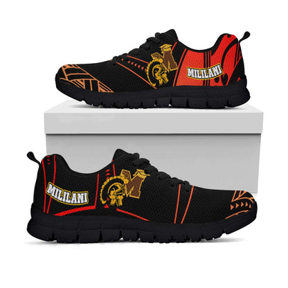 Hawaii Sneakers - Mililani High School Polynesian Tribal Pattern
