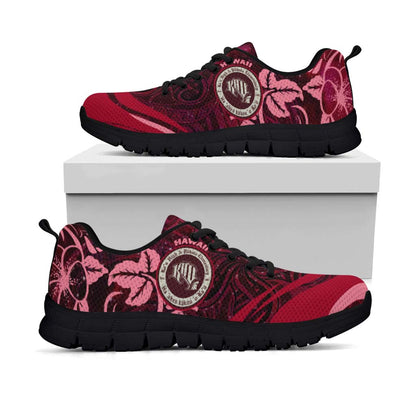Hawaii Sneakers - KeaÃŠÂ»au High School Polynesian Pattern Art