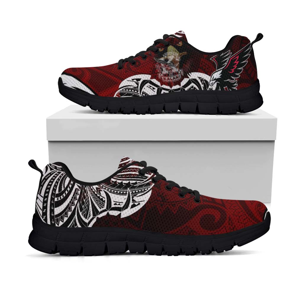 Hawaii Sneakers - Kalani High School Polynesian Tribal Pattern