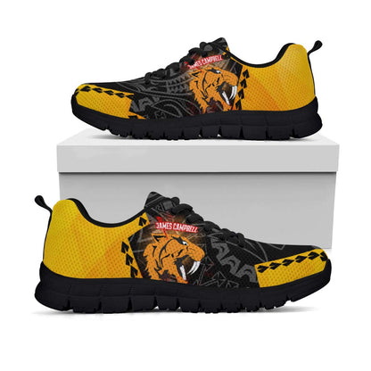 Hawaii Sneakers - James Campbell High School Polynesian Tribal Pattern