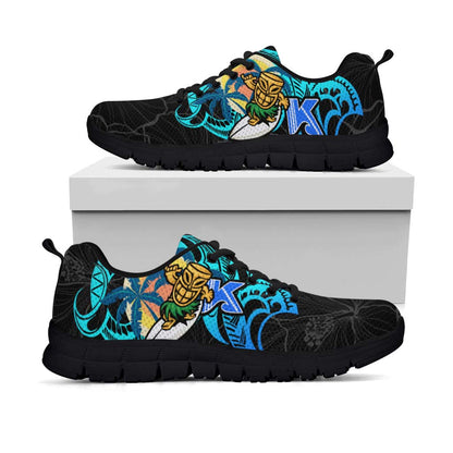 Hawaii Sneakers - Kailua High School Polynesian Tribal Pattern