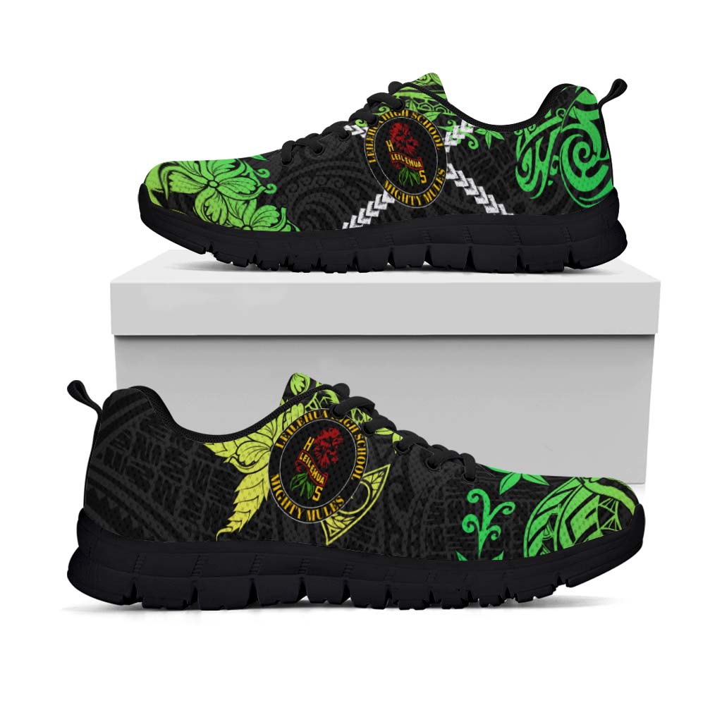 Hawaii Sneakers - Leilehua High School Polynesian Tribal Pattern