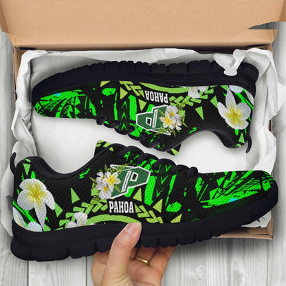 Hawaii Sneakers - Pahoa High & Intermediate School Polynesian Pattern