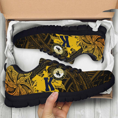 Hawaii Sneakers - Kohala High School Polynesian Tribal Pattern