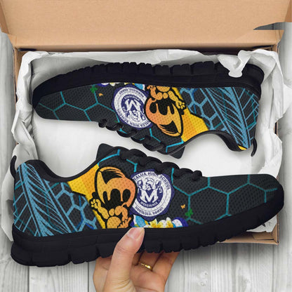 Hawaii Sneakers - Moanalua High School Polynesian Tribal Pattern