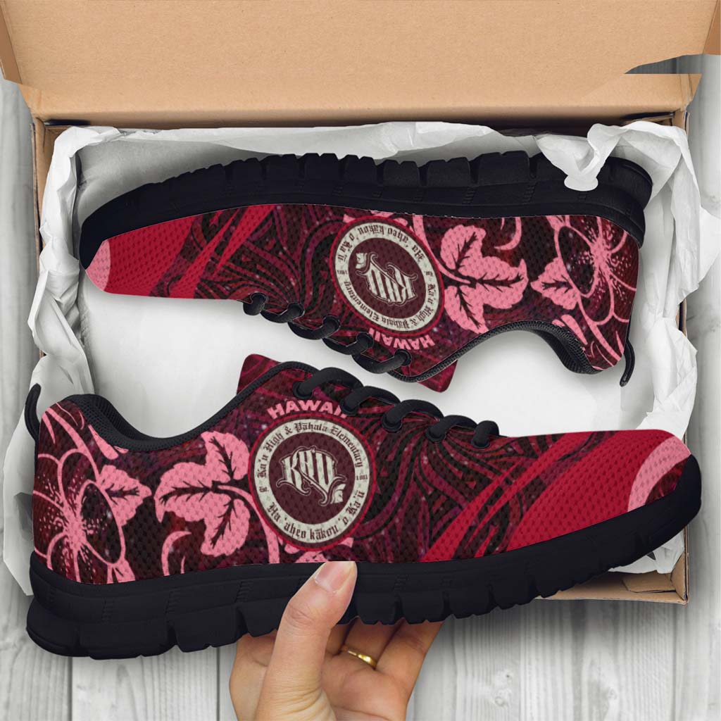 Hawaii Sneakers - KeaÃŠÂ»au High School Polynesian Pattern Art